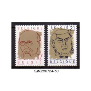 Stamps from BELGIUM - 1999 BELGIAN WINNERS OF NOBEL PEACE PRIZE - 2V - MINT NH