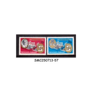 Stamps from TRINIDAD & TOBAGO - 1969 50th ANNIVERSARY OF INTERNATIONAL LABOUR ORGANISATION - 2V MNH