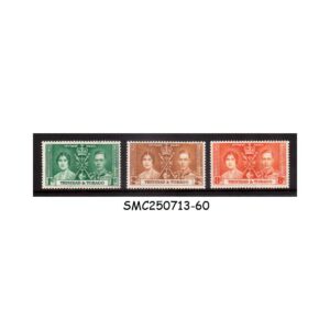 Stamps from TRINIDAD & TOBAGO - 1937 KGVI CORONATION - 3V MINT NH
