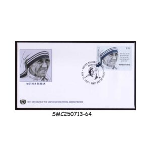 Cover from UNITED NATIONS UNO - 2021 MOTHER TERESA - FDC