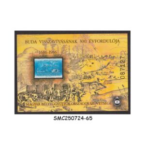 Stamps from HUNGARY - 1986 300th ANNIVERSARY OF SIEGE OF BUDA ( BATTLE ) - MIN. SHEET MINT NH