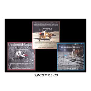 Stamps from UNITED NATIONS UNO - 2024 INTERNATIONAL MOON DAY - SET OF 3 SHEETS MNH ALL 3 OFFICES