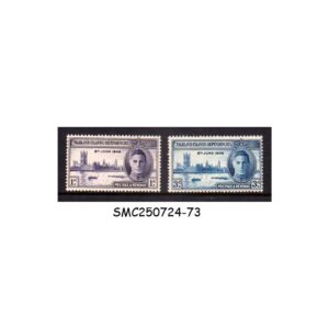 Stamps from FALKLAND ISLANDS DEPENDENCIES - 1946 KGVI VICTORY & PEACE - 2V MINT NH