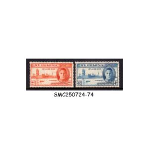 Stamps from ST. HELENA - 1946 KGVI VICTORY & PEACE - 2V MINT NH