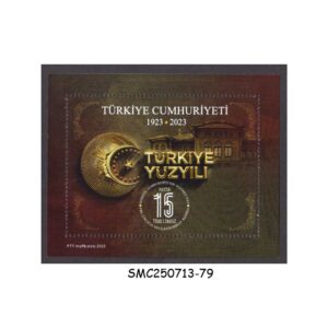 Stamps from TURKEY - 2023 CENTENARY OF THE REPUBLIC OF TÜRKIYE - SOUVENIR SHEET MINT NH