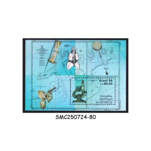 Stamps from BRAZIL - 1988 SCIENTIFIC EXPEDITION OF ANTARCTICA - MIN. SHEET MINT NH