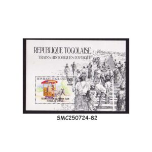 Stamps from TOGO - 1984 AFRICAN LOCOMOTIVES / TRAINS - MIN. SHEET MINT NH
