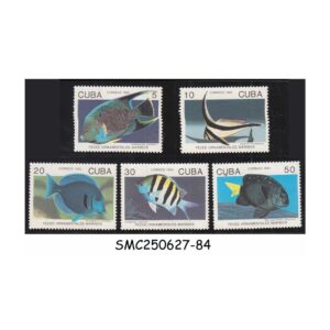 Stamps from CUBA - 1992 FISH & MARINE LIFE - 5V - MINT NH
