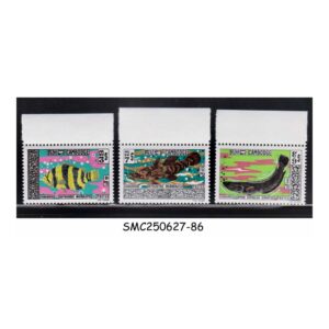 Stamps from CAMBODIA - 1970 FISH / MARINE ANIMALS - 3V MINT NH