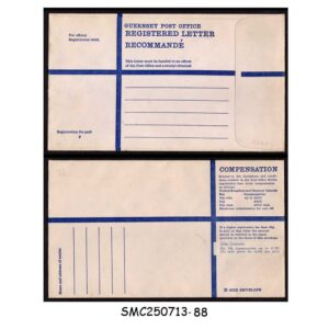 Postal stationery from GUERNSEY - REGISTERED LETTER COVER - MINT