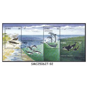 Stamps from IRELAND - 1977 MARINE LIFE / FISH DOLPHIN - MIN. SHEET MINT NH