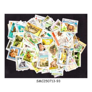 COLLECTION OF ANIMALS STAMPS FROM DIFFERENT COUNTRIES - 200V USED LARGE STAMPS ALL DIFFERENT!!!