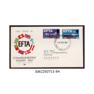 Cover from GREAT BRITAIN - 1967 EFTA - FDC