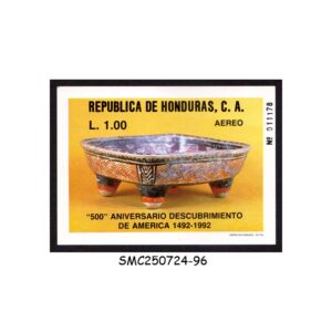 Stamps from HONDURAS - 1988 500th ANNIVERSARY OF THE DISCOVERY OF AMERICA - MIN/SHT MNH