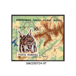 Stamps from ROMANIA - 1985 RETEZAT NATIONAL PARK / ANIMALS - MIN. SHEET MINT NH