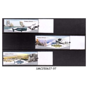 Stamps from PORTUGAL - 2022 EPIC FISHING CAMPAIGNS / FISH - 3V - MINT NH