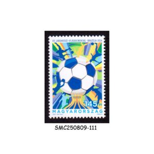 Stamps from HUNGARY - 2014 20th FOOTBALL WORLD CUP - BRAZIL / SOCCER - 1V MINT NH