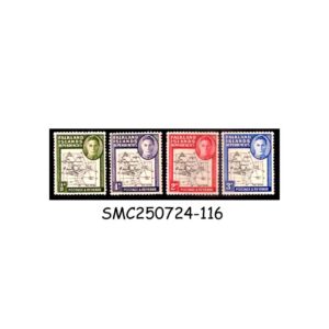 Stamps from FALKLAND ISLANDS DEPENDENCIES - 1946 MAP OF FALKLAND ISLANDS - 4V - MINT HINGED