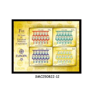 Stamps from FIJI - 2005 50 YEARS OF EUROPEAN PHILATELIC COOPERATION / EUROPA - MIN. SHEET MNH