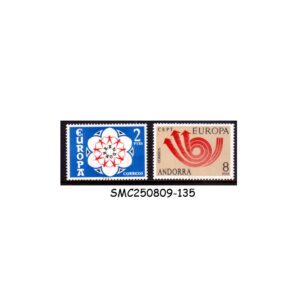 Stamps from SPANISH ANDORRA - 1973 EUROPA - 2V - MINT NH
