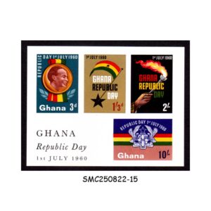 Stamps from GHANA - 1960 GHANA REPUBLIC DAY 1st July - MIN. SHEET MINT NH