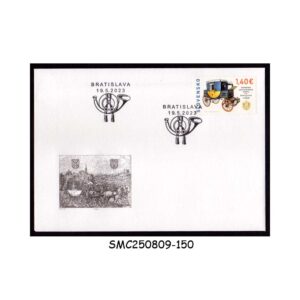 Stamps from SLOVAKIA - 2023 BICENTENARY OF EXPRESS STAGECOACH SERVICE BRATISLAVA-VIENNA - FDC