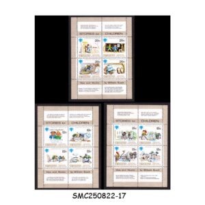 Stamps from PENRHYN - 1979 INTERNATIONAL YEAR OF THE CHILD - set of 3 MIN. SHEET MINT NH