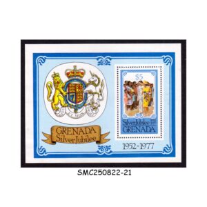 Stamps from GRENADA - 1977 QEII SILVER JUBILEE - MIN. SHEET MINT NH