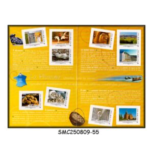 Stamps from FRANCE - 2010 PICARDY FRENCH REGION - COLLECTORS FOLDER SELF-ADHESIVE MNH