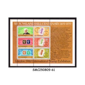 Stamps from ST. VINCENT - 1979 DEATH CENTENARY OF SIR ROWLAND HILL - MIN. SHEET MINT NH