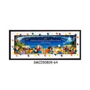 Stamps from CHRISTMAS ISLAND - 1987 CHRISTMAS GREETINGS - MIN. SHEET MINT NH