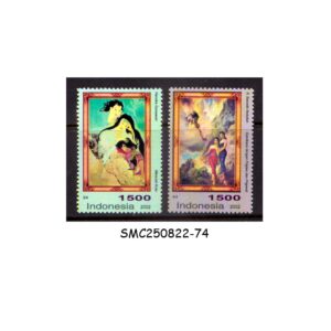 Stamps from INDONESIA - 2002 PAINTINGS - 2V MINT NH