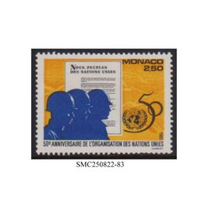 Stamps from MONACO - 1995 50th ANNIVERSARY OF UNITED NATIONS - 1V MINT NH
