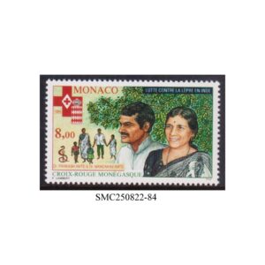 Stamps from MONACO - 1995 RED CROSS: FIGHT AGAINST LEPROSY - 1V MINT NH