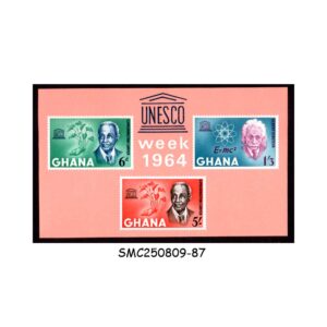 Stamps from GHANA - 1964 UNESCO WEEK - MIN. SHEET MINT NH