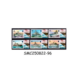 Stamps from JERSEY - 2008 JERSEY NAVAL CONNECTIONS (2nd series) / SHIPS - 6V - MINT NH
