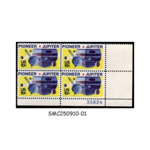 Stamps from UNITED STATES USA - 1975 SPACE EXPLORATION SCOTT#1556 - BLOCK OF 4 MNH