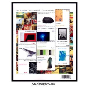 Stamps from BELGIUM - 2005 THIS IS BELGIUM. 3th ISSUE. ART IN BELGIUM - MIN. SHEET MINT NH