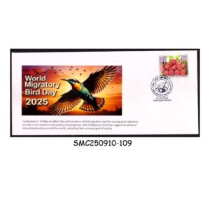 Stamps from INDIA - 2025 WORLD MIGRATORY BIRD DAY SPECIAL COVER WITH SPECIAL CANCELLATION