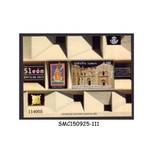 Stamps from SPAIN - 2013 NATIONAL PHILATELIC EXHIBITION EXFILNA LEÓN - MIN/SHT MNH