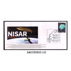 Stamps from INDIA - 2025 SUCCESSFUL LAUNCH OF NISAR MISSION SPECIAL COVER WITH SPECIAL CANCELLATION