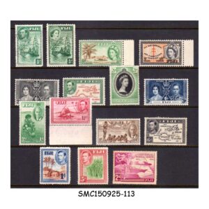 Stamps from FIJI - SELECTED STAMPS OF KGVI & QEII - 15 - MINT ( MOSTLY NH)