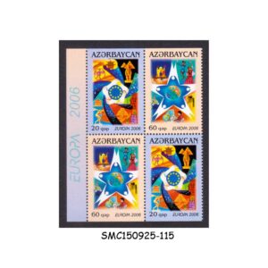 Stamps from AZERBAIJAN - 2006 EUROPA - INTEGRATION - BLOCK OF 4 - SE-TENANT MINT NH