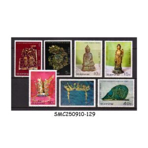 Stamps from NORTH KOREA - 1977 KOREAN CULTURAL RELICS - 7V - CTO