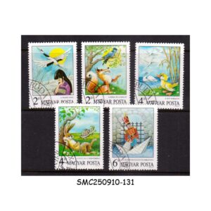 Stamps from HUNGARY - 1987 FAIRY TALES - 7V - CTO