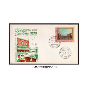 Stamps from ITALY - 1968 DEATH BICENTENARY OF CANALETTO - FDC