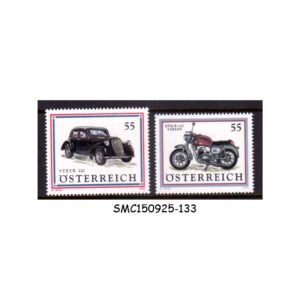 Stamps from AUSTRIA - 2006 VINTAGE CARS & MOTORBIKES - 2V MINT NH