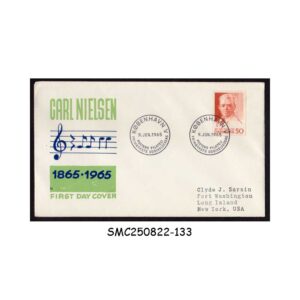 Stamps from DENMARK - 1965 CARL NIELSEN - FDC
