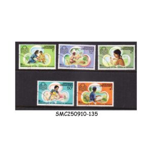 Stamps from GRENADA GRENADINES - 1976 50th OF ANNIVERSARY GIRLS SCOUTS - 5V - CTO