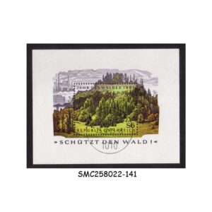 Stamps from AUSTRIA - 1985 YEAR OF THE FOREST - MIN. SHEET - CTO